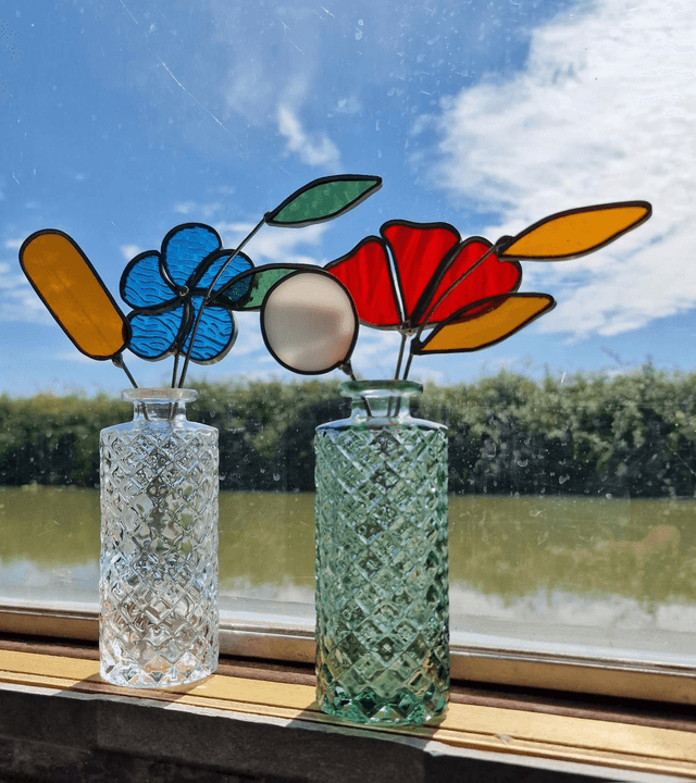 Stained Glass Flower Workshop 27th September Court St Gallery Trowbridge 