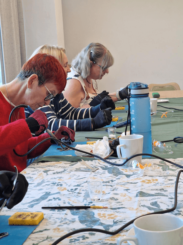 30th August Stained Glass Flower Bouquet Workshop 