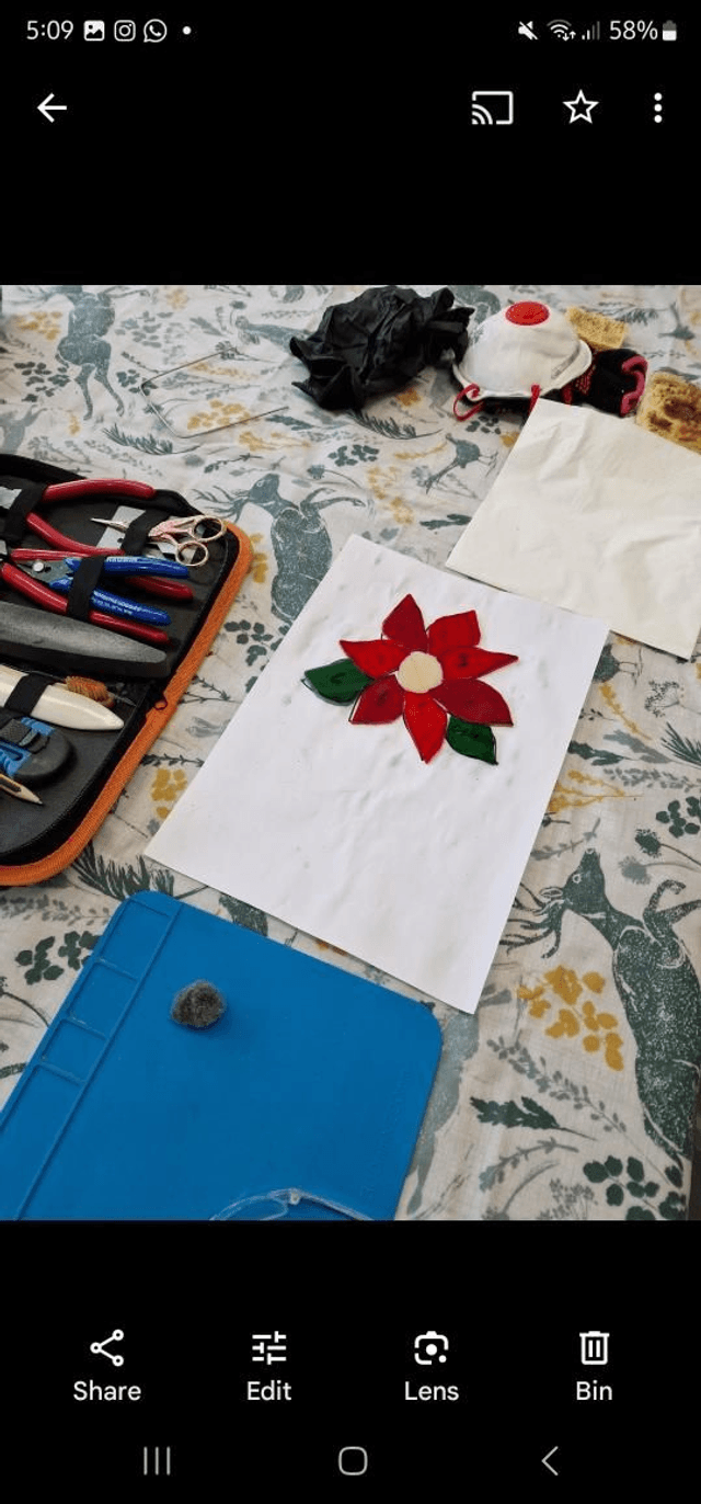 22nd Nov Christmas stained glass workshop 